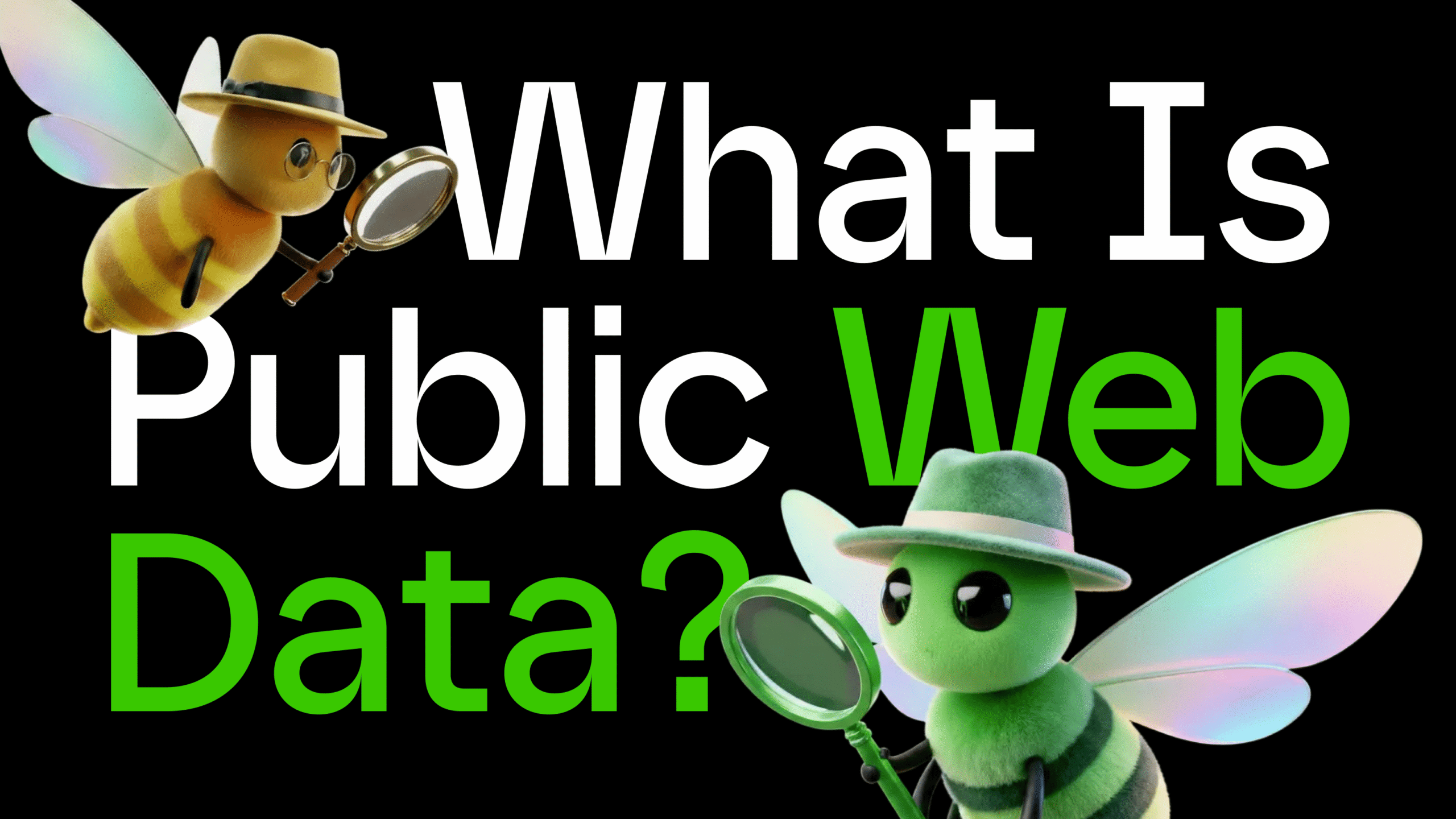 What is public web data?